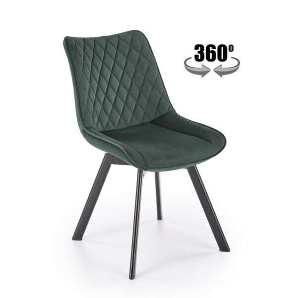 Стул вращающися K520 темно-зеленого цвета