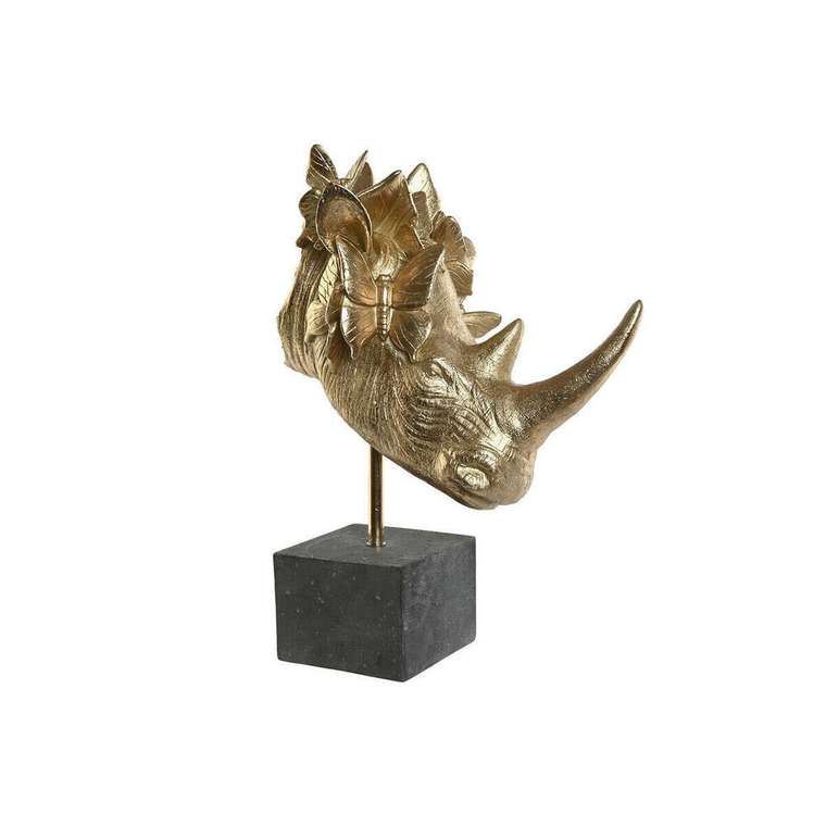 Декоративная фигура Чёрный Позолоченный 33 x 24 x 43,5 cm