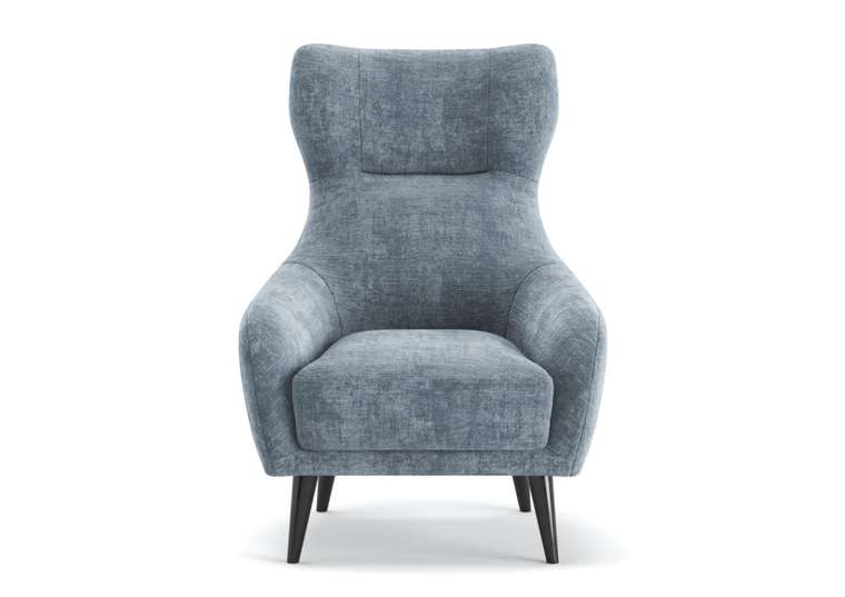 Кресло Shelby серо-синего цвета