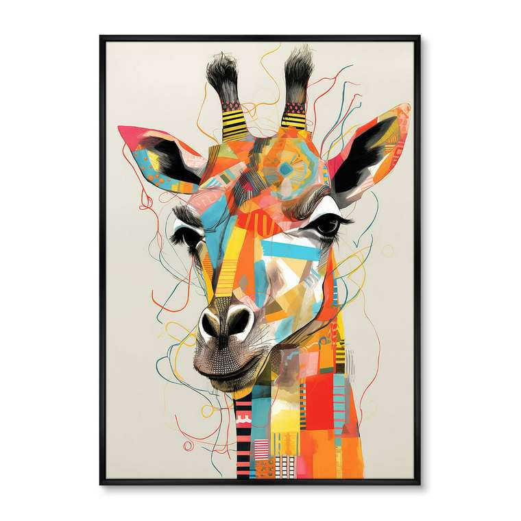 Репродукция картины Giraffes, No 2, 2024г.
