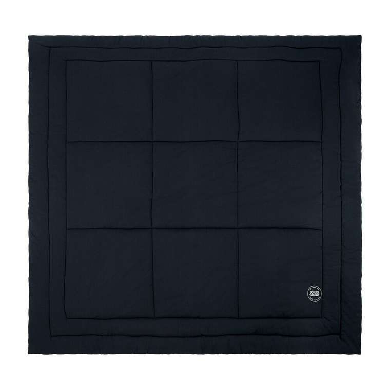 Трикотажное одеяло Роланд 195х215 черного цвета