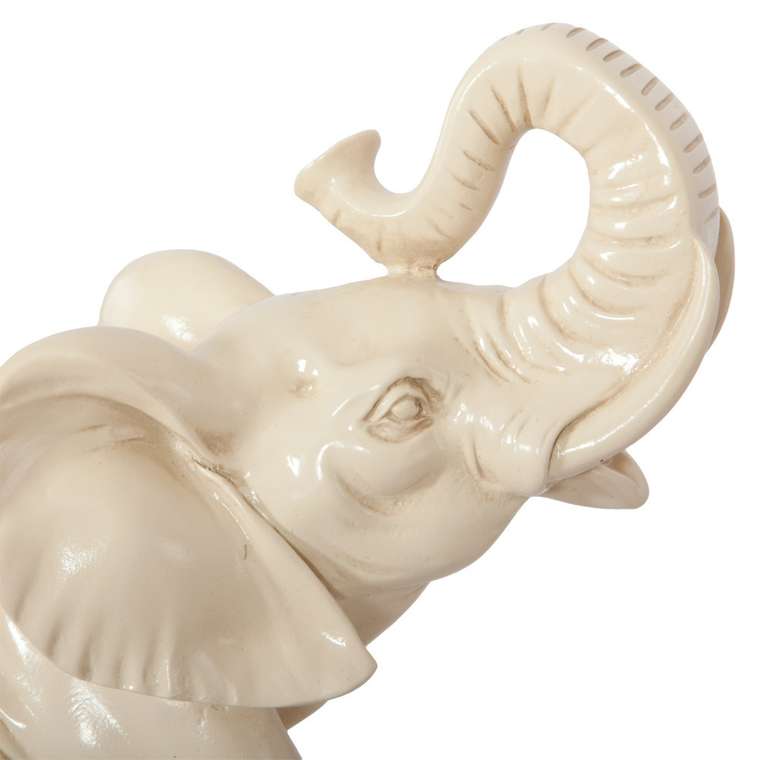 Статуэтка Слоник светло-бежевого цвета 
