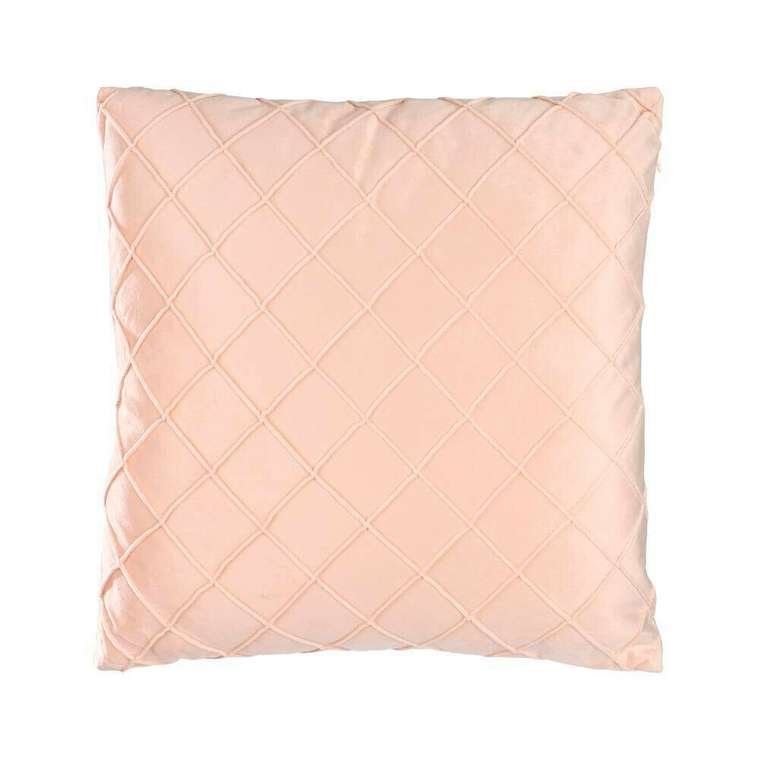 Декоративная подушка Shoura 45х45 розового цвета