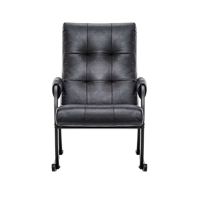 Кресло-качалка Спринг черного цвета