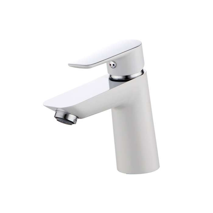 Смеситель для умывальника IDDIS Cloud белого цвета