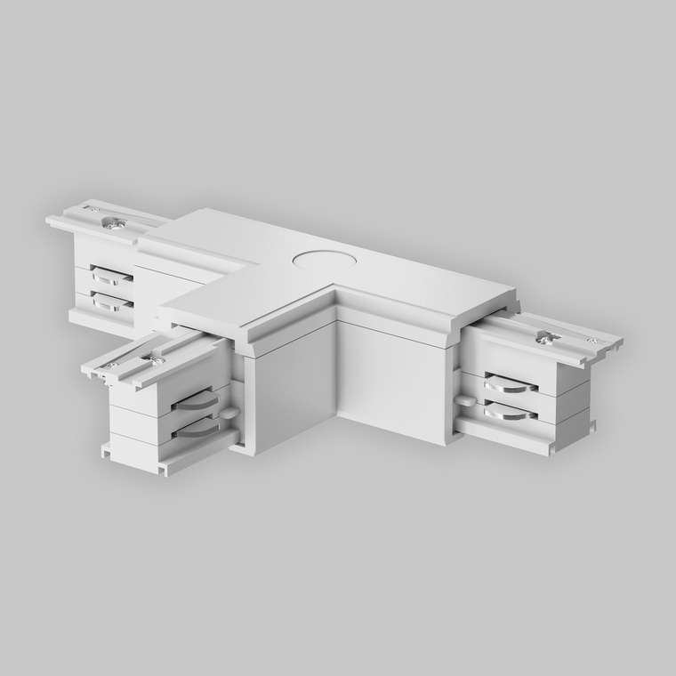 Комплектующие для накладной трековой системы Technical TRA005CT-31W-L Accessories for tracks Trinity Трехфазная трековая система TRINITY