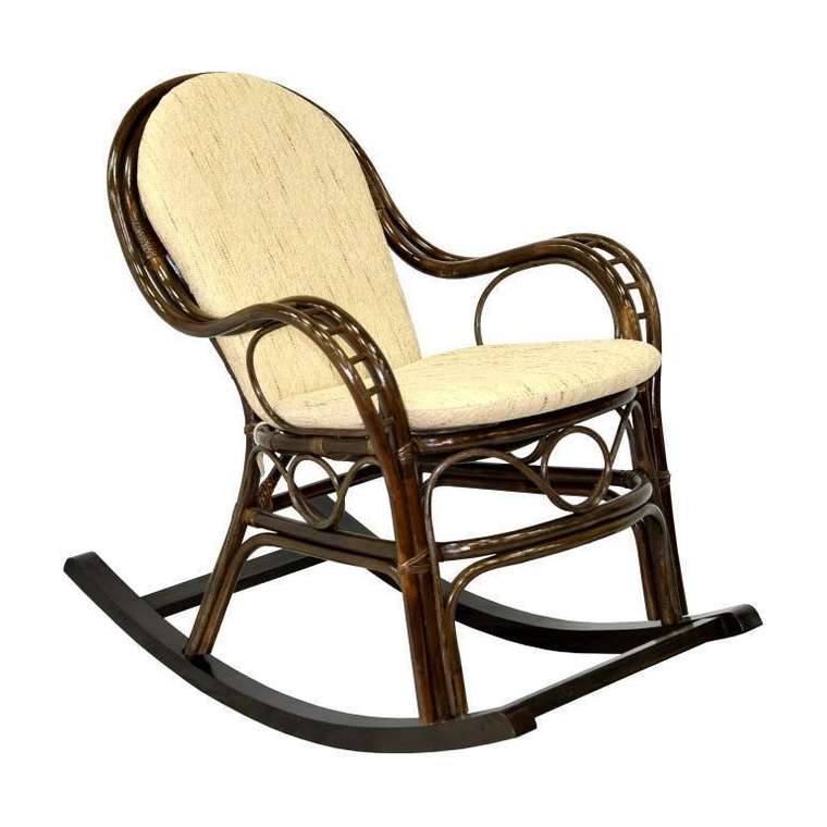 Кресло-качалка Marisa из прочного дерева Mahagony