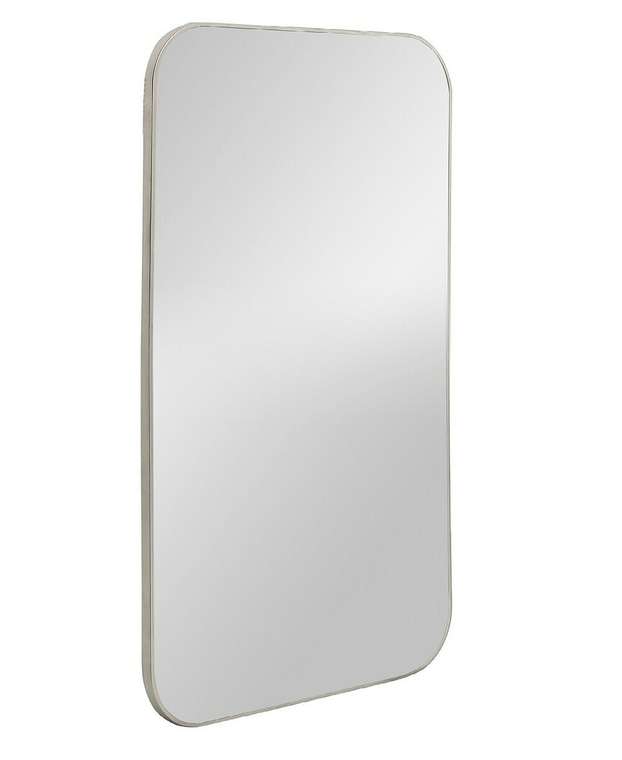 Настенное зеркало Smart М в раме серебряного цвета