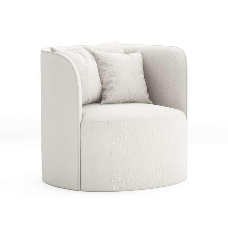 Кресло Hermes белого цвета
