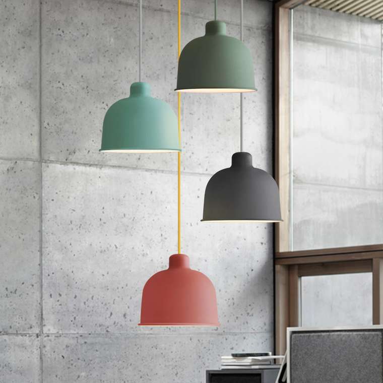 Подвесной светильник Grain Pendant черного цвета