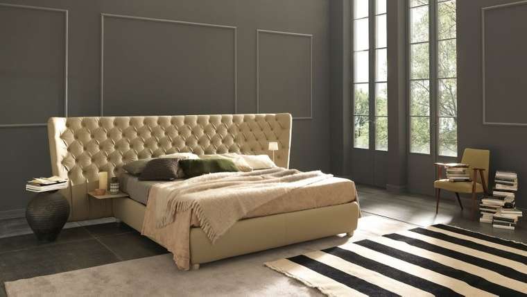 Кровать "Letto GM 20" с обивкой из экокожи 180х200 см