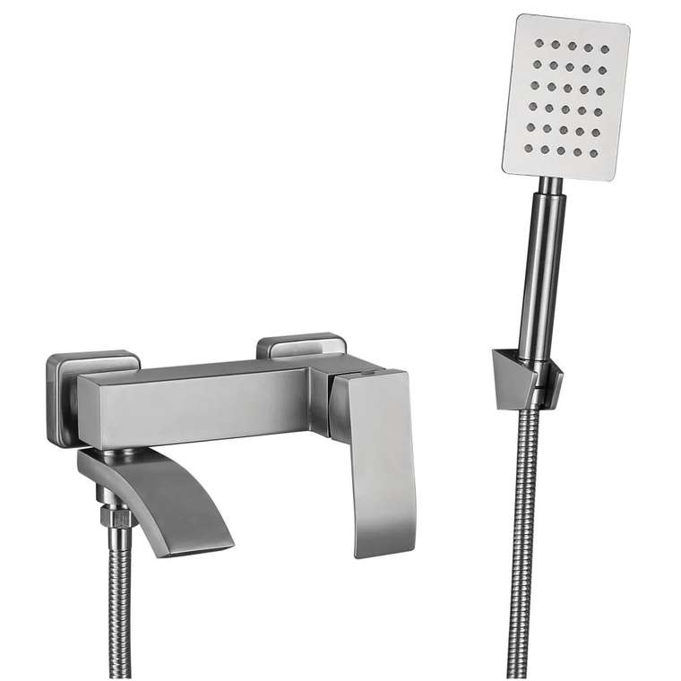 Смеситель для ванны Fmark FS8624-1, сатин