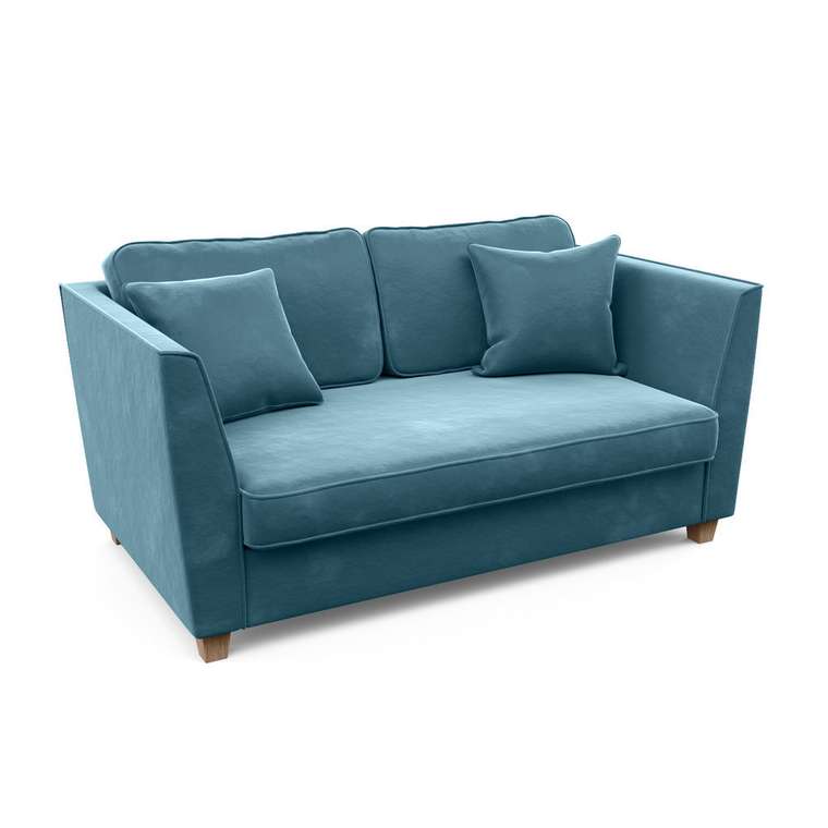 Двухместный диван Уолтер M голубого цвета