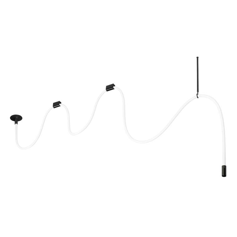 Потолочный светильник Thread 10388B Black (силикон, цвет белый)