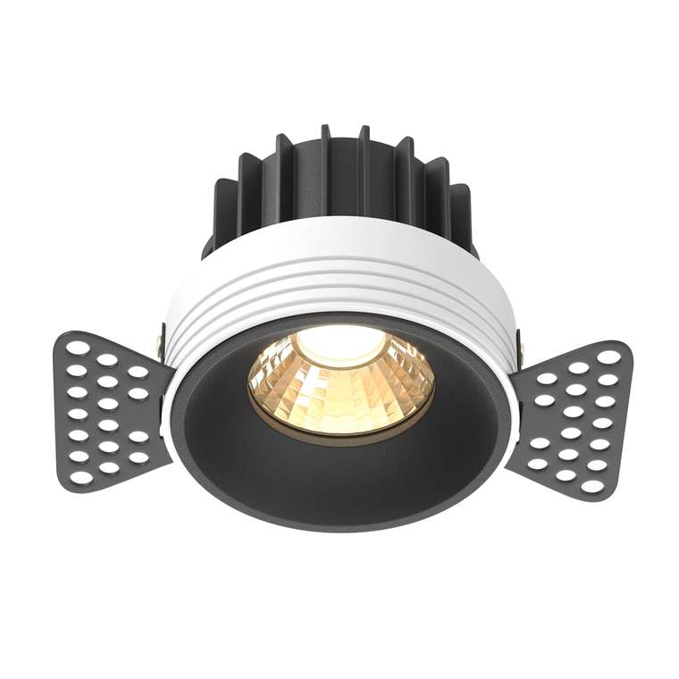 Встраиваемый светильник Technical DL058-12W2.7K-TRS-B Round Downlight
