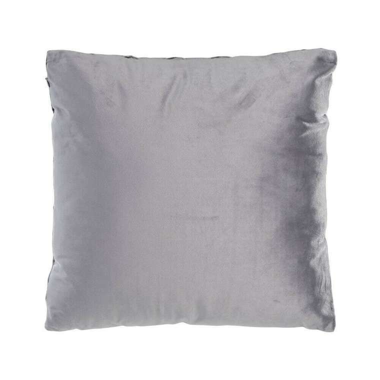 Декоративная подушка Shoura 45х45 серого цвета