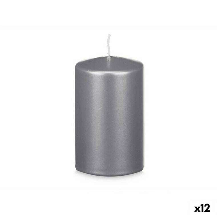 Декоративные свечиВуаль Acorde 92545 Серебристый 9 x 15 x 9 cm (12 штук)