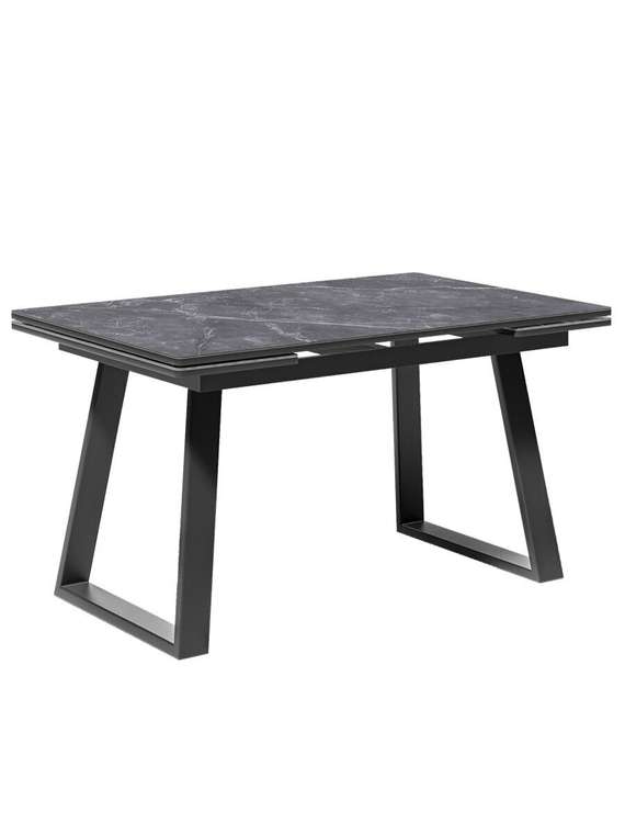 Раздвижной обеденный стол ML1400 черного цвета