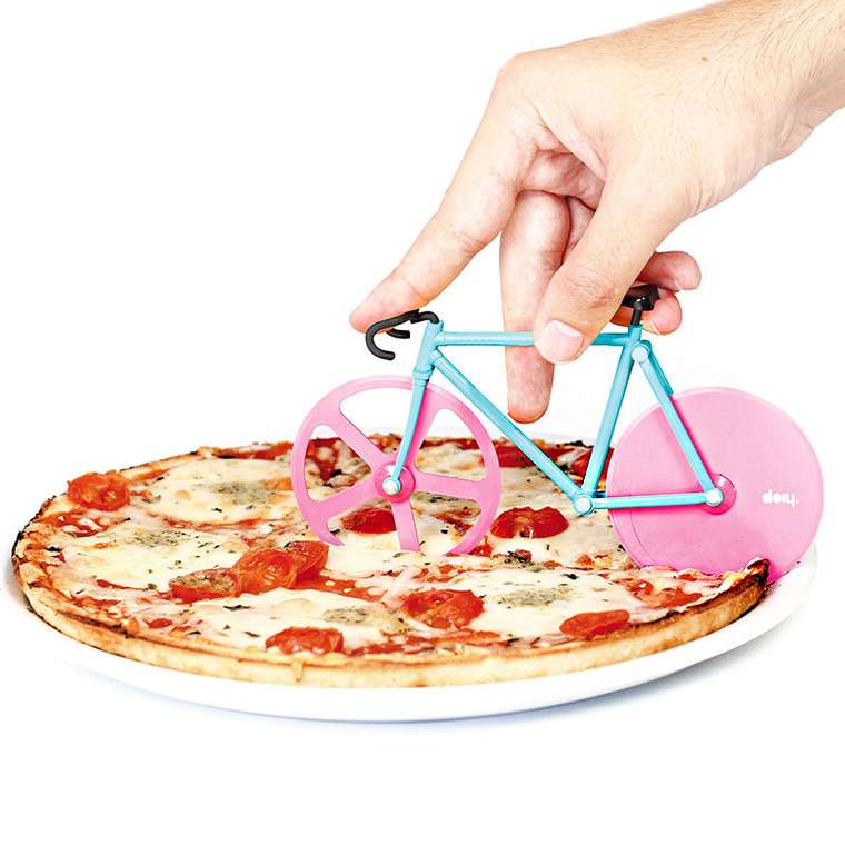 Нож для пиццы Doiy fixie мята/розовый
