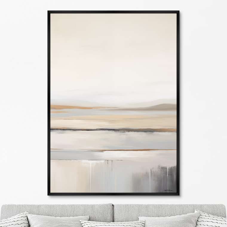 Репродукция картины Landscape collection, Salt lake, No 1, 2024г.