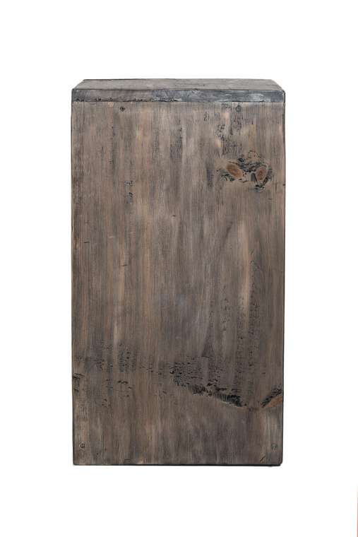 Прикроватная тумба Kiduk с серой состаренной поверхностью