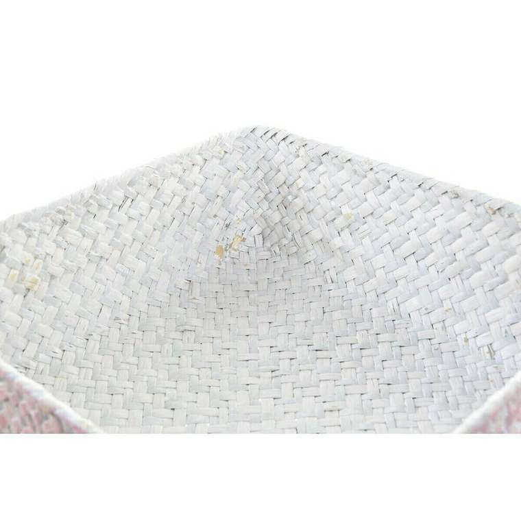 Набор корзин  полиэстер 8,5 cm 26 x 26 x 9 cm Натуральное волокно Boho Средиземноморье (4 Предметы)