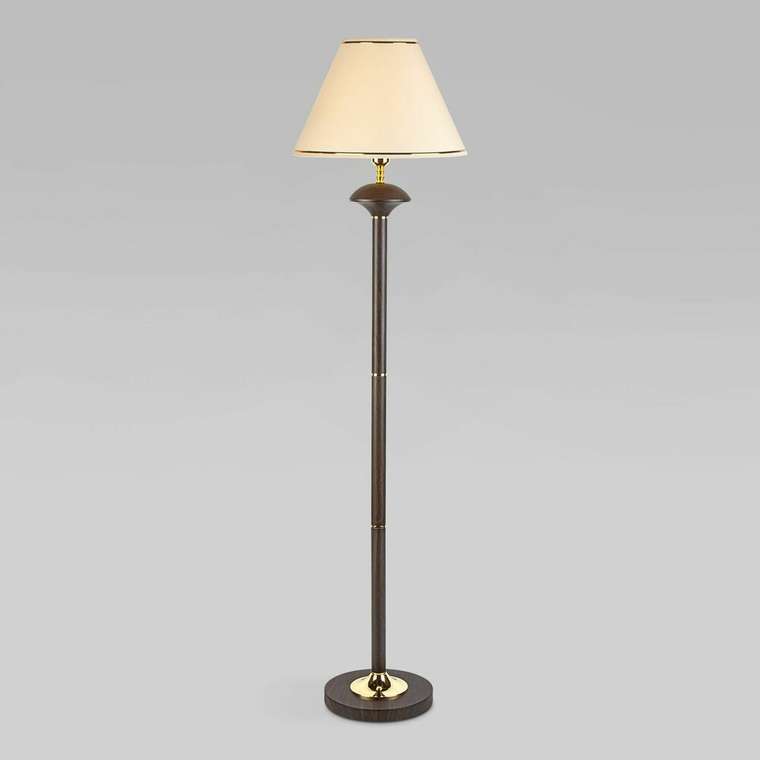 Напольный светильник с абажуром 01086/1 венге Lorenzo