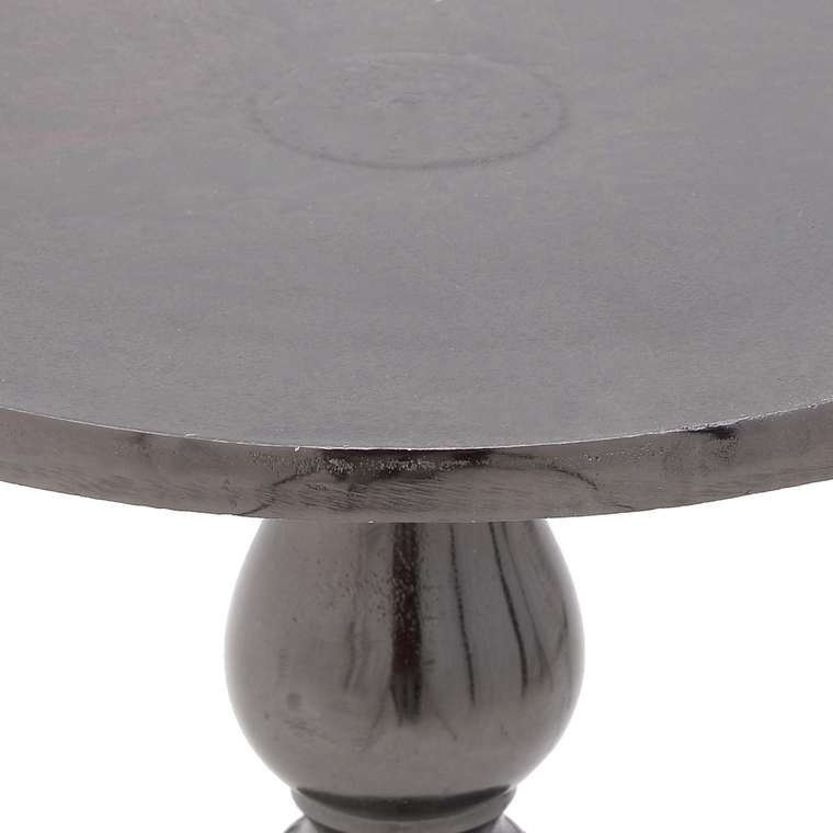 Кофейный стол из алюминия черного цвета