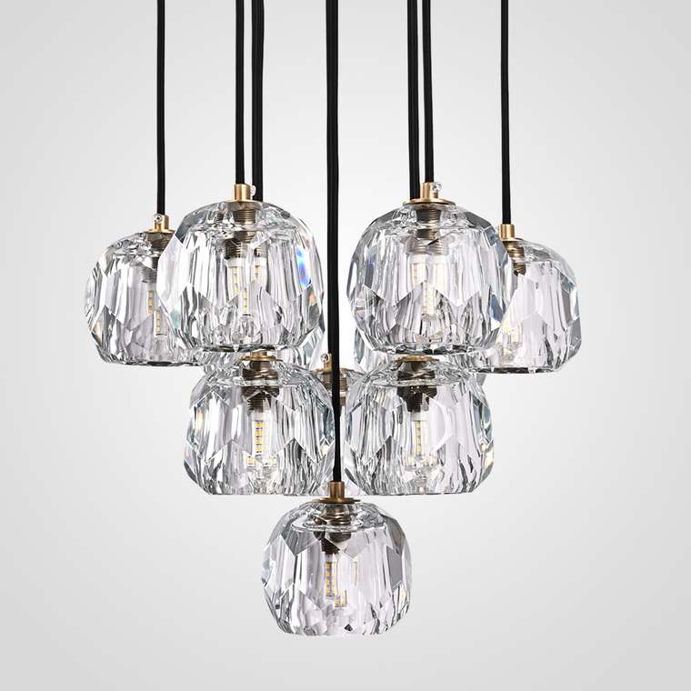 Люстра Boule De Cristal Round Cluster Chandelier 10