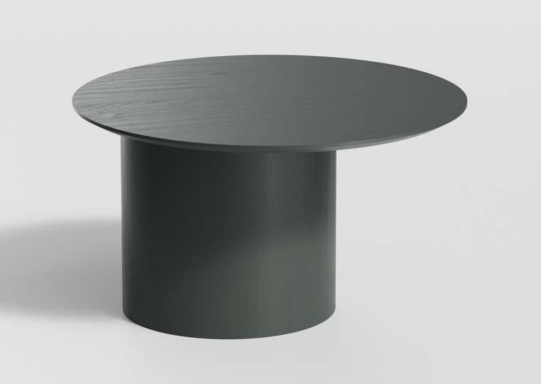 Столик журнальный Type D70 со смещенным основанием темно-серого цвета