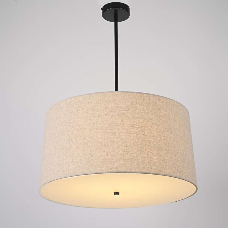 Люстра RH ROUND Linen Shade Pendant