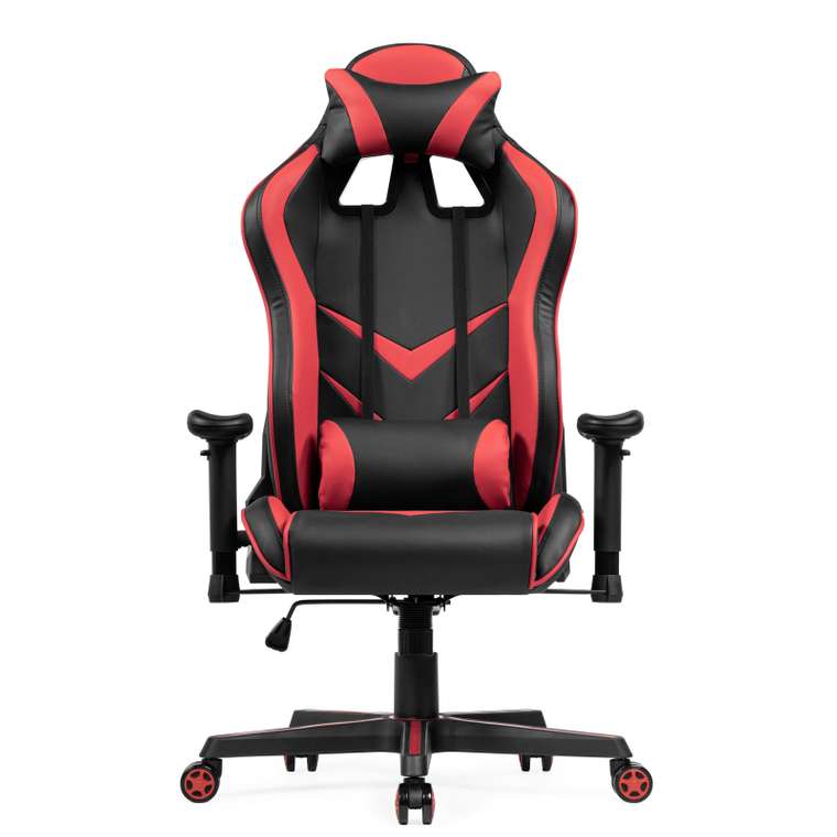 Офисное кресло Racer черно-красного цвета