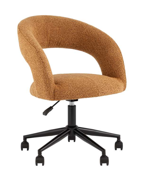 Кресло офисное Mia коричневого цвета