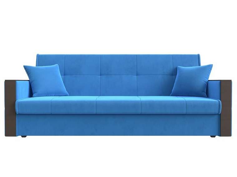 Диван-кровать Валенсия голубого цвета