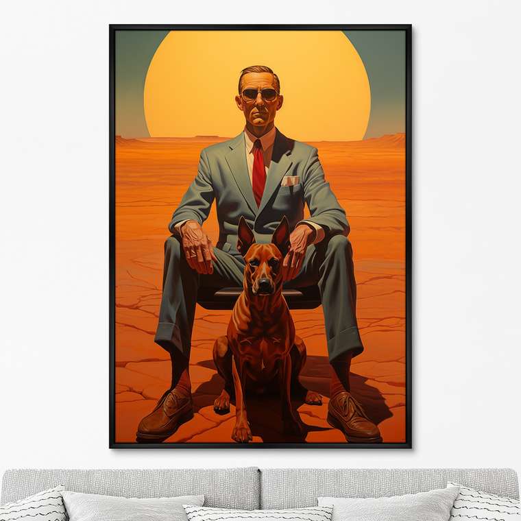 Репродукция картины The Dogs of Wall Street, 2024г.