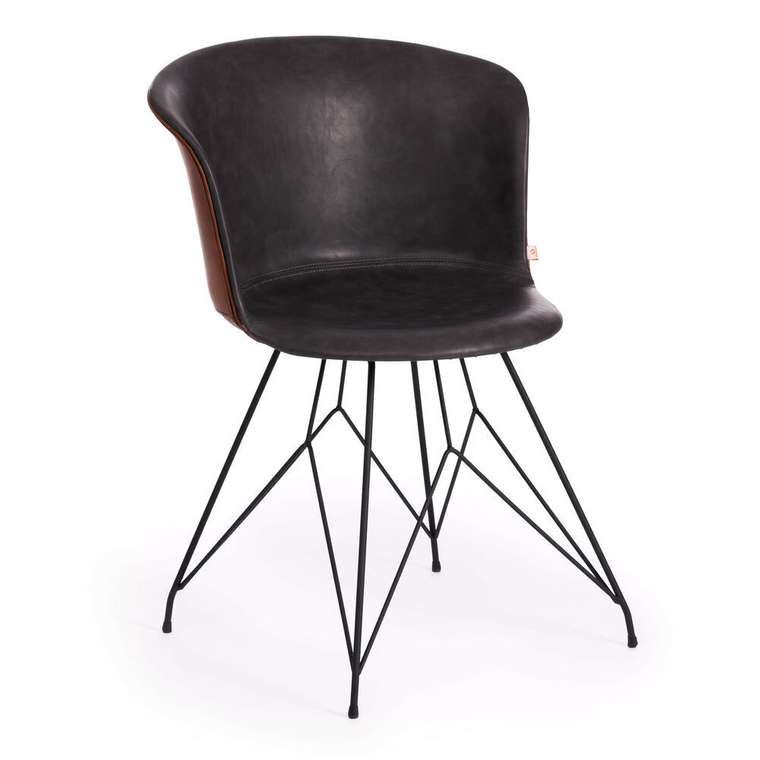 Комплект из двух стульев Kranz серо-коричневого цвета