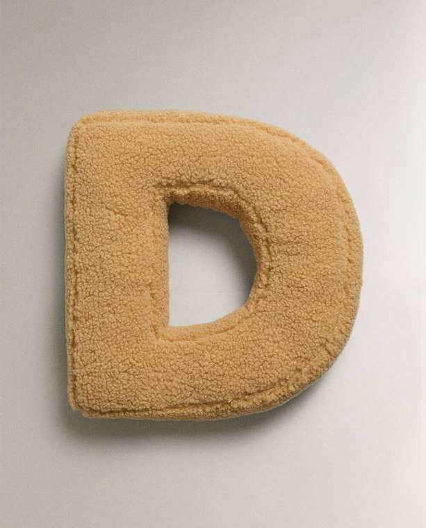 Детская подушка Letter d