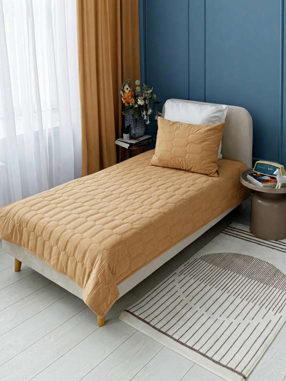 Покрывало Mini Sun 120х200 желтого цвета