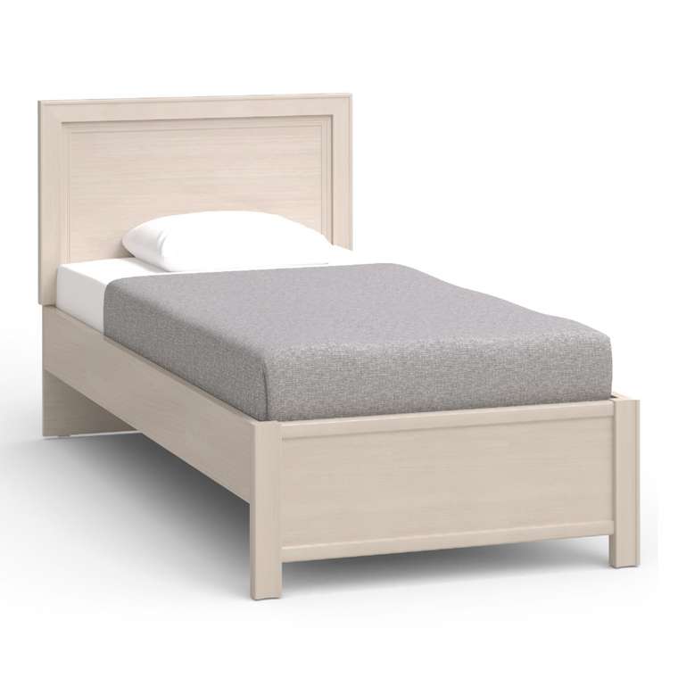 Кровать Camilla 90х200 бежевого цвета без подъемного механизма