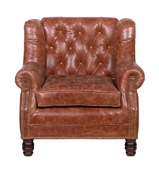 Кожаные кресла Кресло из натуральной кожи Marrone