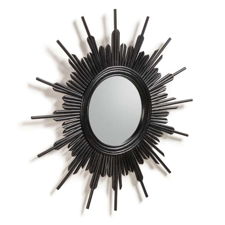 Настенное зеркало Marelli черного цвета