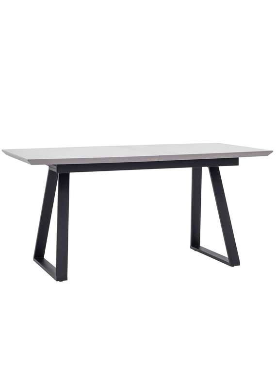 Обеденный раскладной стол Детройт серого цвета