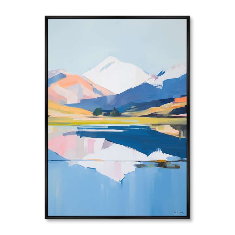 Репродукция картины Landscape collection, The Reflection, No 2, 2024г.