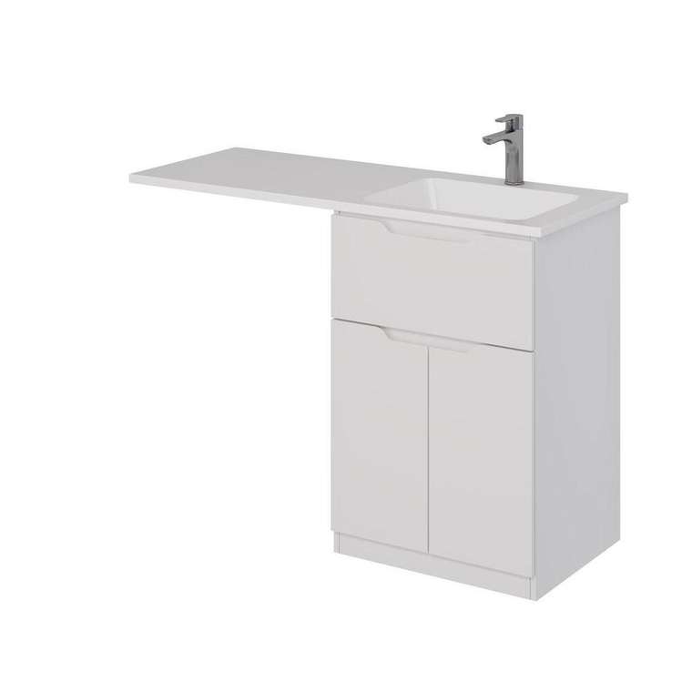 Тумба под раковину напольная Dreja Vega 60 см, белый