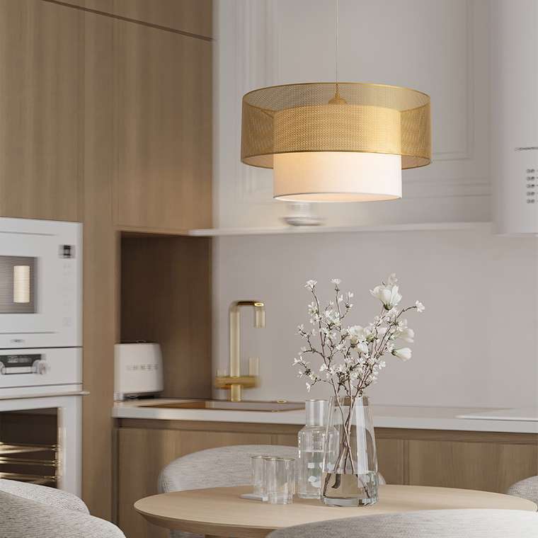Подвесной светильник Freya FR5528PL-01BS Lattice Modern