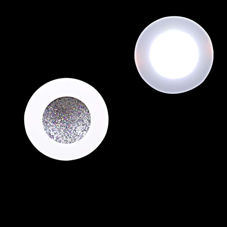 Встраиваемый светильник 67908-9.0-001RD LED8W WT+SV (цвет серебро)