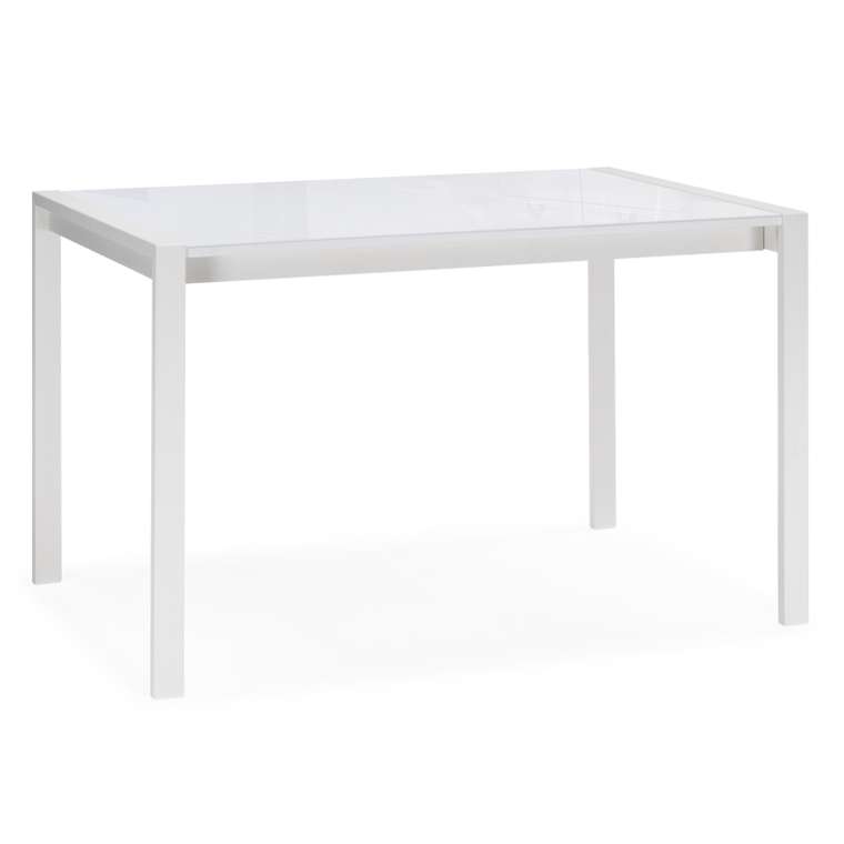 Раздвижной обеденный стол Линдисфарн белого цвета