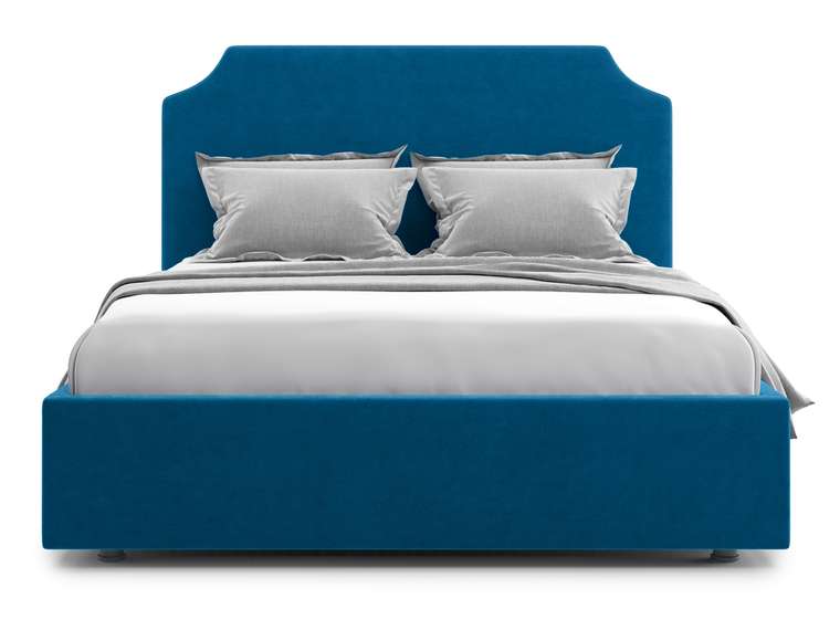 Кровать Izeo 180х200 сине-голубого цвета с подъемным механизмом 