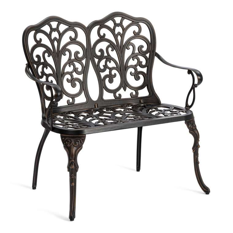 Скамья Symphonie бронзового цвета