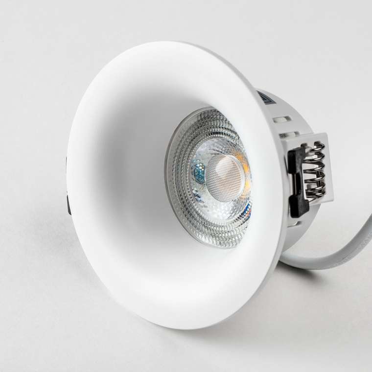 Рамка (светильник) PVC д/LED-модулей 941хх и LED-ламп D50мм LEVIGO ROUND БЕЛЫЙ